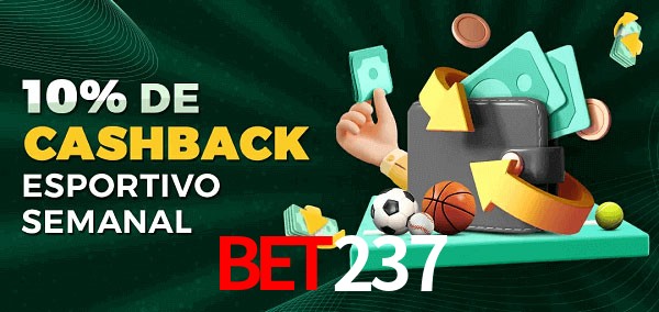 10% de bônus de cashback na bet237